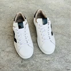 Victoria Tennis Cuir Et Glitter -Chaussures Chic Et Tendance 1125188 noir 2