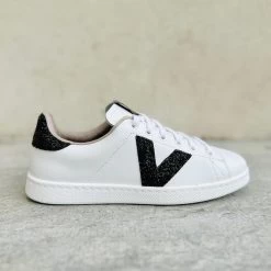 Victoria Tennis Cuir Et Glitter