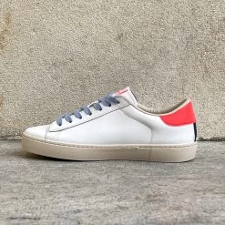 VICTORIA BERLIN EN CUIR NEON CORAIL -Chaussures Chic Et Tendance 1126171 4