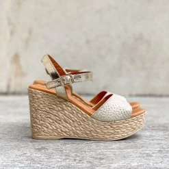 Eva Frutos Sandales Compensées 1969 OR -Chaussures Chic Et Tendance 1969 or 2