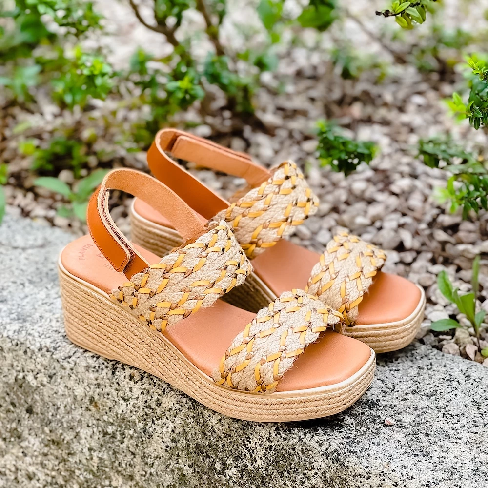 Eva Frutosn Sandales Compensées 2557 CAMEL 2 Eva Frutosn Sandales Compensées 2557 CAMEL – Image 2