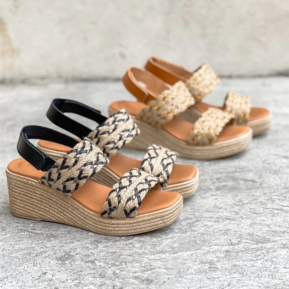 Eva Frutosn Sandales Compensées 2557 CAMEL 5 Eva Frutosn Sandales Compensées 2557 CAMEL – Image 5