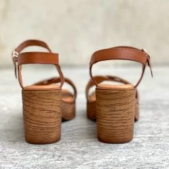 Eva Frutos Sandales Talon 2692 Camel -Chaussures Chic Et Tendance 2692 camel 2