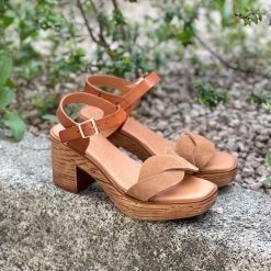 Eva Frutos Sandales Talon 2692 Camel -Chaussures Chic Et Tendance 2692 camel 3