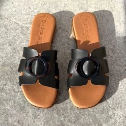 Eva Frutos Mule Noir