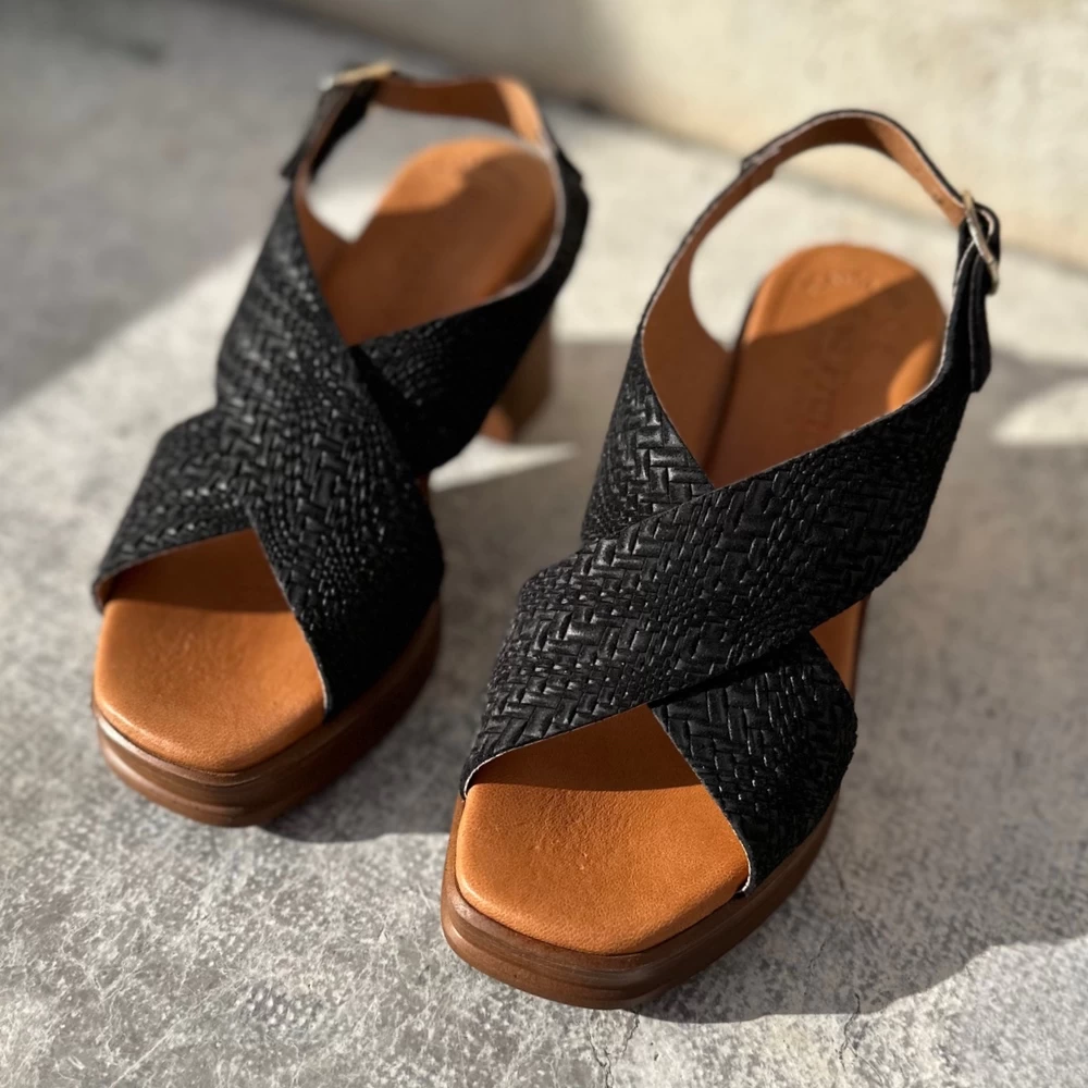 Eva Frutos Sandales 3614 Noir 2 Eva Frutos Sandales 3614 Noir – Image 2