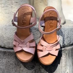 Kaola Sandales 369 à Talons Noir, Nude , Kaki