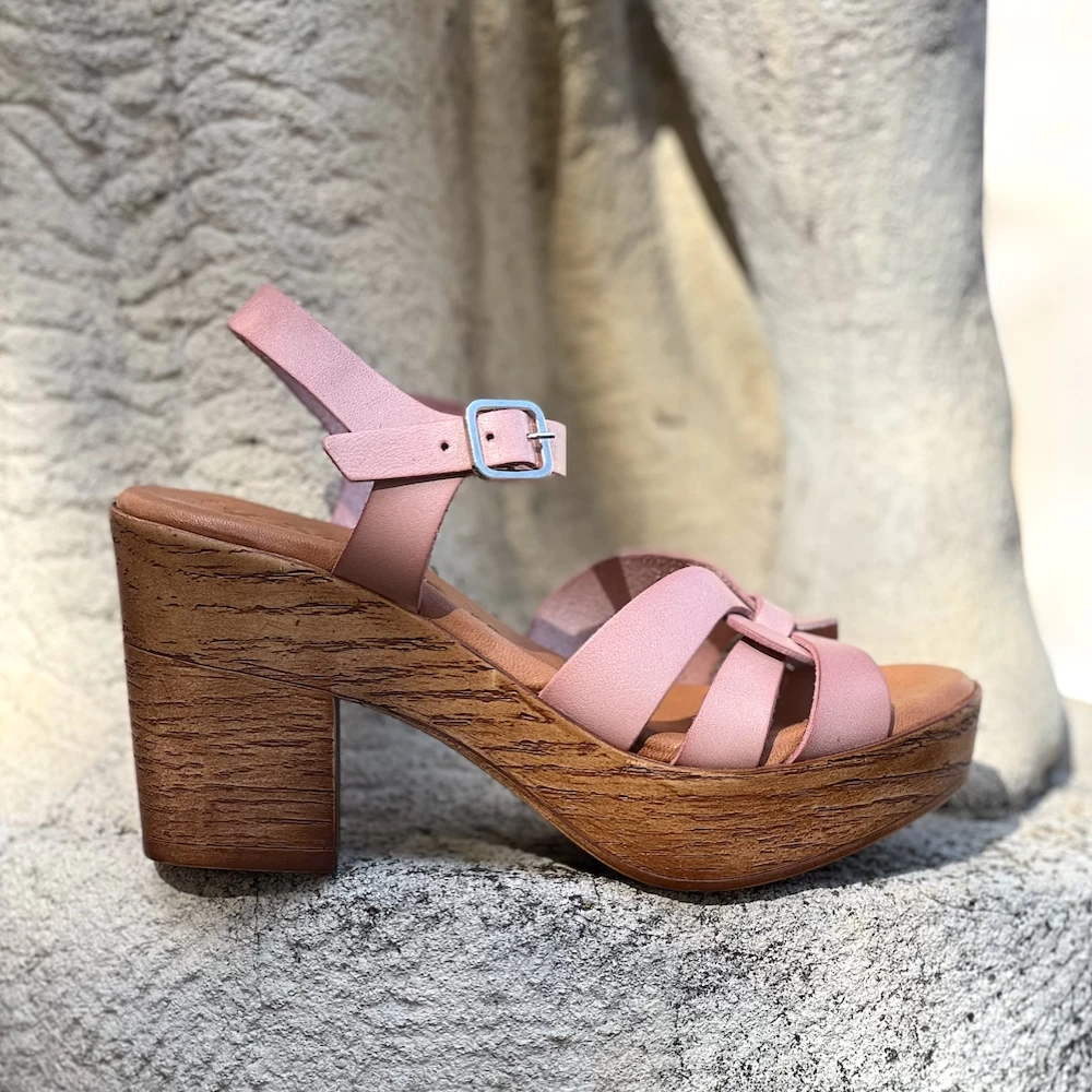 Kaola Sandales 369 à Talons Noir, Nude , Kaki 4 Kaola Sandales 369 à Talons Noir, Nude , Kaki – Image 4