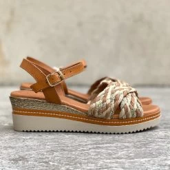 Eva Frutos Sandales Compensées En Cuir 571 -Chaussures Chic Et Tendance 571 2