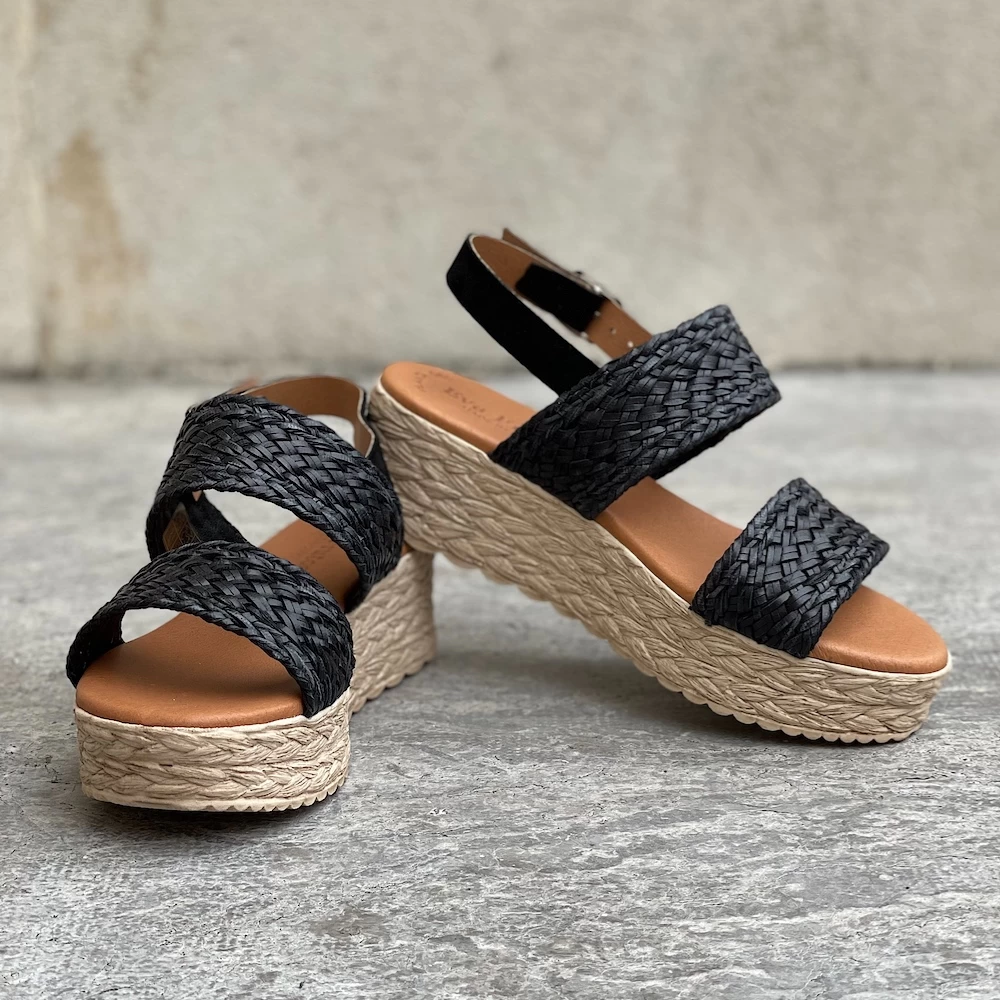 Eva Frutos Sandales 773 Noir 1 Eva Frutos Sandales 773 Noir