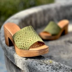 Kaola 940F Mule à Talon Kaki