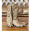 BOOTS FRANGES CAMEL OU NOIR