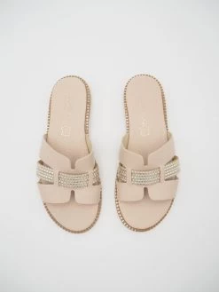 ANDROS MULES EN CUIR NOIR OU BEIGE -Chaussures Chic Et Tendance andros 3