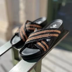 Anamaïa Mules Croisées Rafia SB 514 -Chaussures Chic Et Tendance ansb514 3