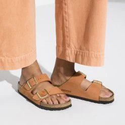 BIRKENSTOCK ARIZONA CUIR PECAN