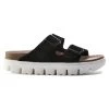 Birkenstock Arizona Black Chunky Suede