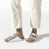 Birkenstock Arizona Cuir Silver