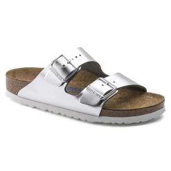 Birkenstock Arizona Cuir Silver -Chaussures Chic Et Tendance arizona met copper 1005961 2