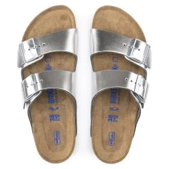 Birkenstock Arizona Cuir Silver -Chaussures Chic Et Tendance arizona met copper 1005961 3