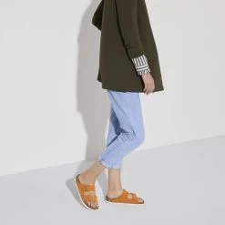 Birkenstock Arizona Suede Orange -Chaussures Chic Et Tendance arizona orange 3