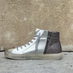 Corina Basket à étoiles Argent 7 Corina Basket à étoiles Argent -Chaussures Chic Et Tendance basket a etoiles argent 3