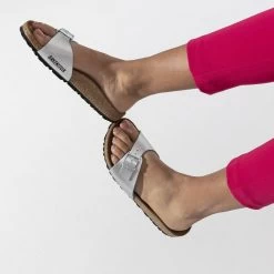 BIRKENSTOCK MADRID FEMME Argent Ou Noir -Chaussures Chic Et Tendance birkenstock madrid femme argent ou noir 3