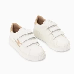 Vanessa Wu Basket Elsa BK2273 Beige -Chaussures Chic Et Tendance bk2273 beige 3
