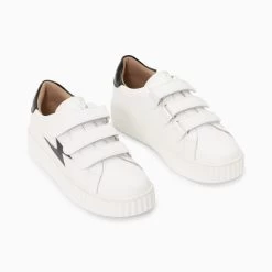 Vanessa Wu ELSA Baskets Croco Noir -Chaussures Chic Et Tendance bk2273 noir 4