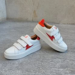 Vanessa Wu Bk2553 Vicky à éclair Orange -Chaussures Chic Et Tendance bk2553 4