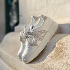 CL11 Basket Foulard CL55 Beige -Chaussures Chic Et Tendance cl55 beige 2