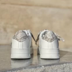 CL11 Basket Foulard CL55 Beige -Chaussures Chic Et Tendance cl55 beige 3