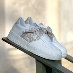 CL11 Basket Foulard CL55 Beige -Chaussures Chic Et Tendance cl55 beige 4