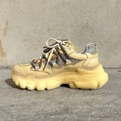 Exe Baskets XY158-1beige -Chaussures Chic Et Tendance exe baskets xy158 1beige 1 3