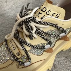 Exe Baskets XY158-1beige -Chaussures Chic Et Tendance exe baskets xy158 1beige 1 4