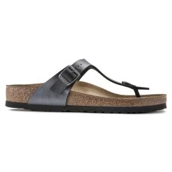 Birkenstock Gizeh Birko Flor Metallic Black -Chaussures Chic Et Tendance gizeh bf met black 4