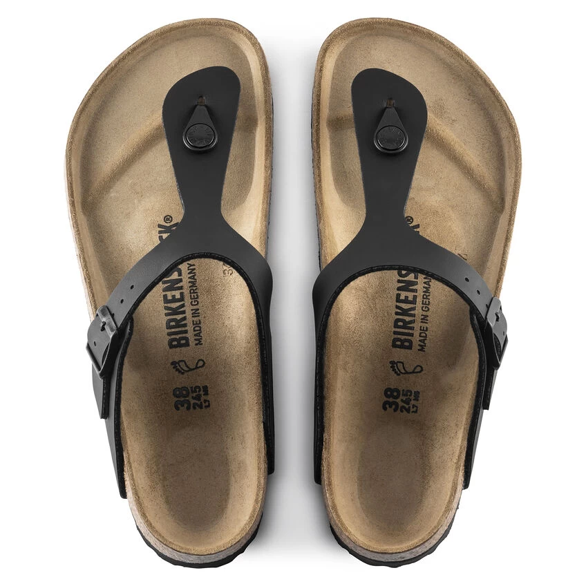 Birkenstock Gizeh Birko Flor Noir 4 Birkenstock Gizeh Birko Flor Noir – Image 4