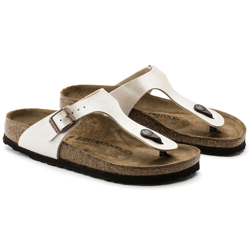 Birkenstock Gizeh Pearl White 2 Birkenstock Gizeh Pearl White – Image 2