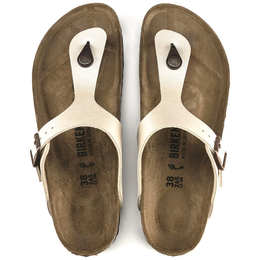 Birkenstock Gizeh Pearl White 4 Birkenstock Gizeh Pearl White – Image 4