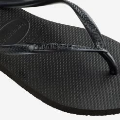 Havaianas Slim Noires -Chaussures Chic Et Tendance hav slim black 2