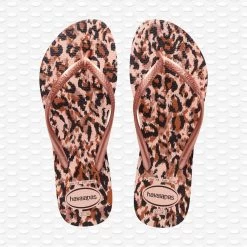 HAVAIANAS SLIM ANIMAL BALLET ROSE