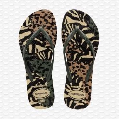 HAVAIANAS SLIM ANIMAL OLIVE