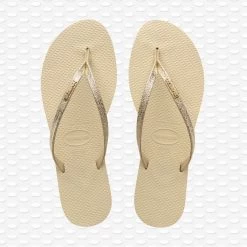 HAVAIANAS YOU SHINE BEIGE FEMME