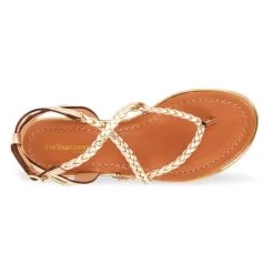 Les Tropeziennes Les Tropéziennes HONG Noir Ou Doré -Chaussures Chic Et Tendance hong 3