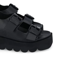 No Name July Buckle Sandales Soft Recycled Noir -Chaussures Chic Et Tendance july buckle 2