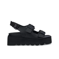 No Name July Buckle Sandales Soft Recycled Noir -Chaussures Chic Et Tendance july buckle 3