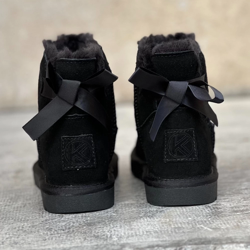 Kelara Boots Suede Noir 2 Kelara Boots Suede Noir – Image 2