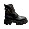 BOTTINES CUIR NOIR M01