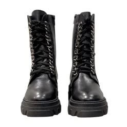 BOTTINES CUIR LACETS M02 -Chaussures Chic Et Tendance m02 3