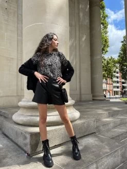 BOTTINES CUIR LACETS M02 -Chaussures Chic Et Tendance m02 4