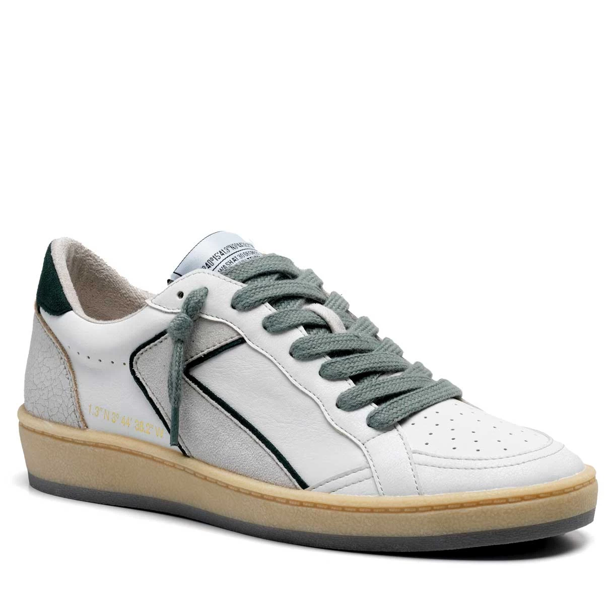 Corina Baskets Blanc Vert 1 Corina Baskets Blanc Vert